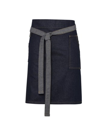  Κερωμένη Ποδιά μέσης (PR135 division) indigo-γκρι